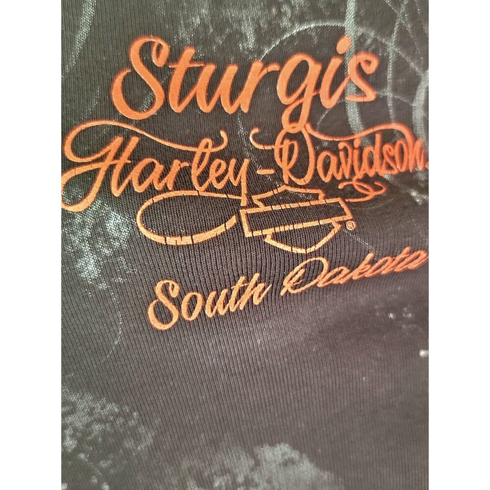 Ladies Harley-Davidson Motorcycles Sturgis South Dakota 2012 Brown Tank Top Sz:S - Picture 9 of 12
